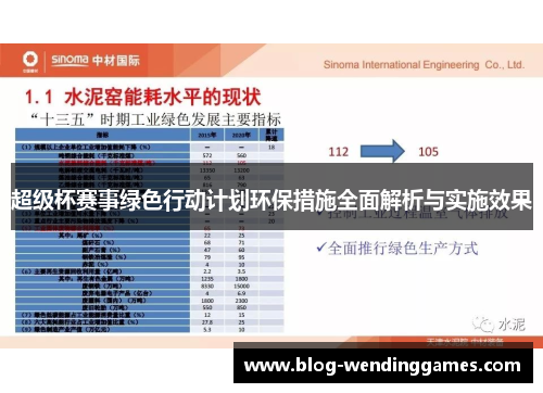 超级杯赛事绿色行动计划环保措施全面解析与实施效果